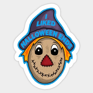 I Like Halloween Ends Corey Cunningham Scarecrow Mask Sticker